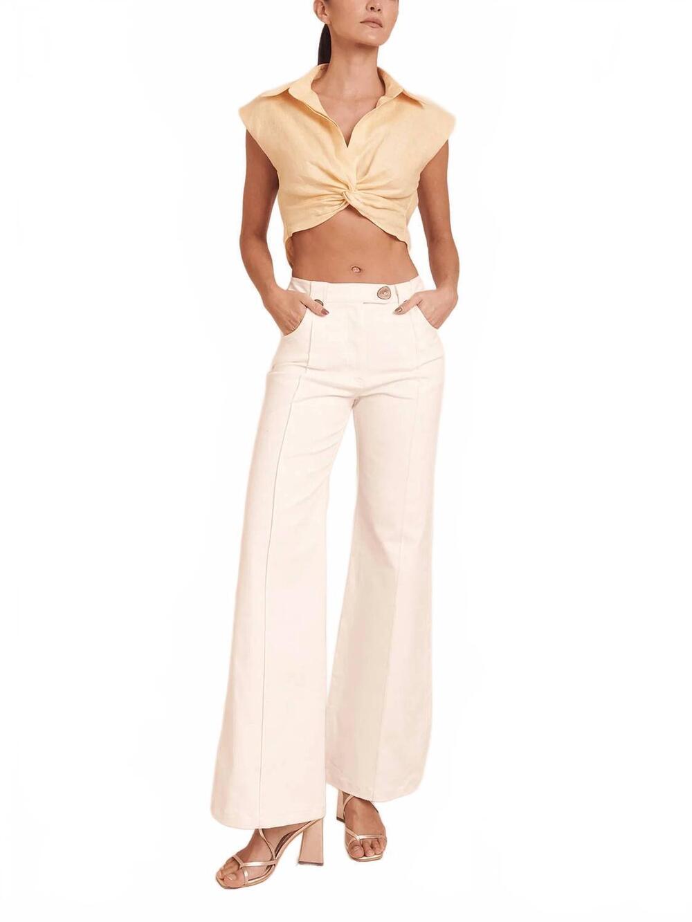 NEW AZULU gabi jean in white